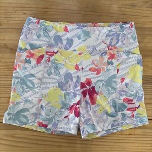 Pro Player Red and Yellow Athletic Shorts Vibrant Design